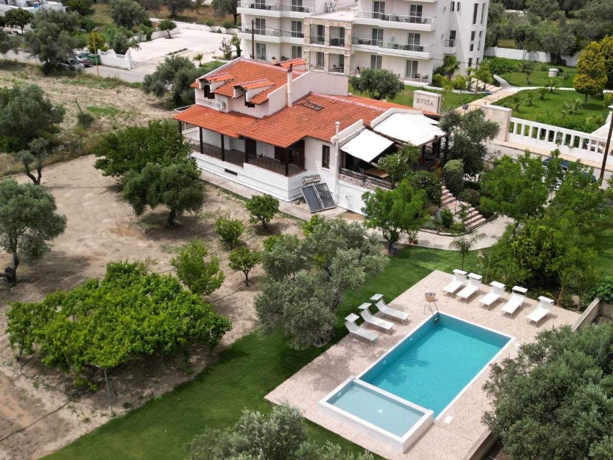 Sunny Countryside Villa - With Private Pool Faliraki Bagian luar foto