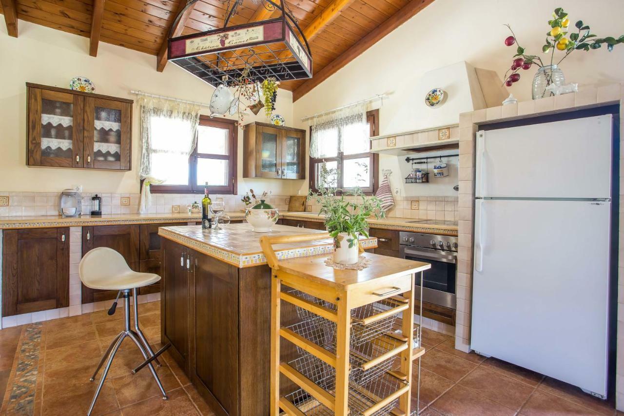 Sunny Countryside Villa - With Private Pool Faliraki Bagian luar foto