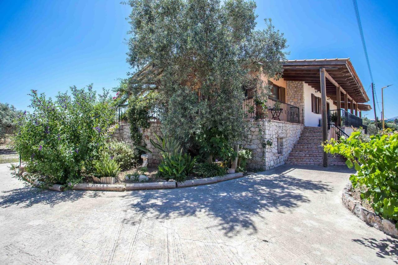Sunny Countryside Villa - With Private Pool Faliraki Bagian luar foto