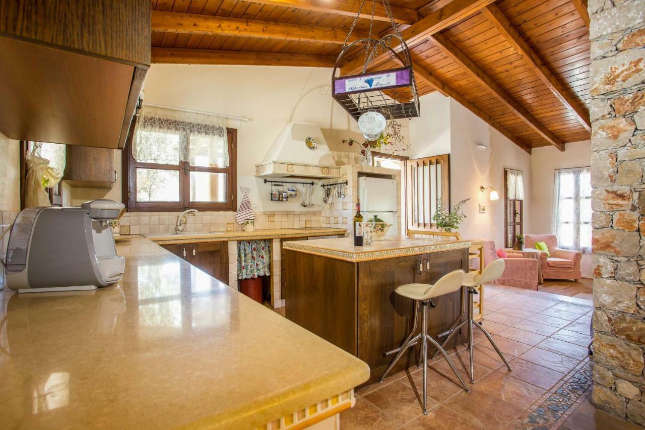 Sunny Countryside Villa - With Private Pool Faliraki Bagian luar foto