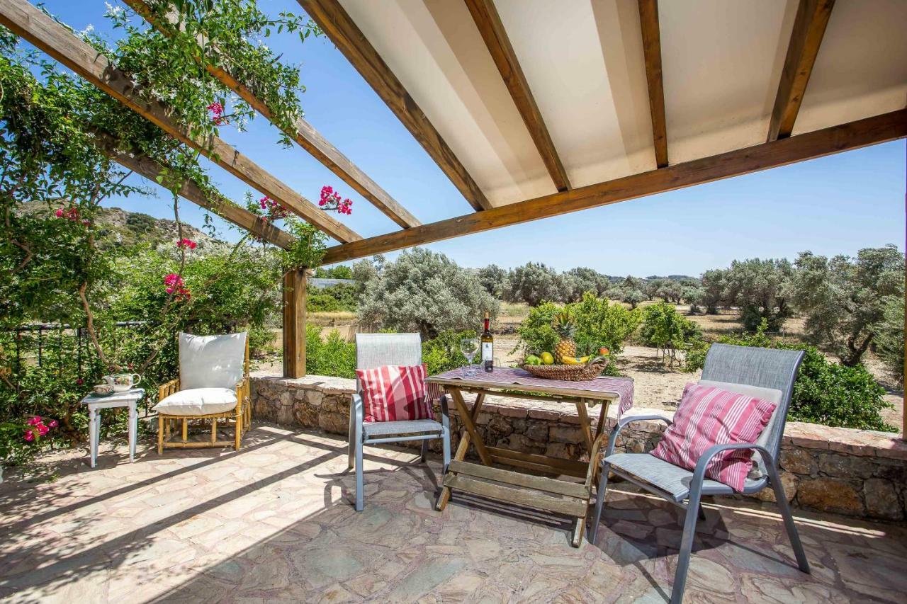 Sunny Countryside Villa - With Private Pool Faliraki Bagian luar foto